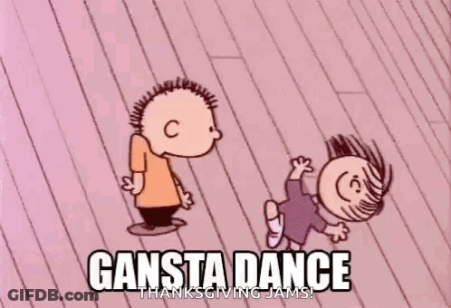Boy And Girl Dancing Gangsta Dance GIF