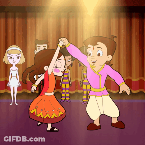 Boy And Girl Dancing GIF