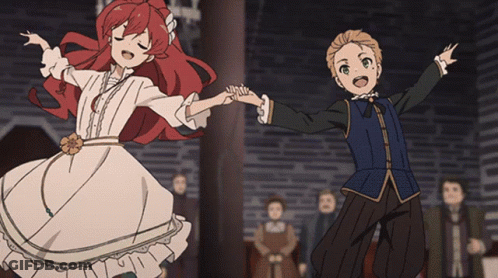 Boy And Girl Dancing Together In Crowd GIF