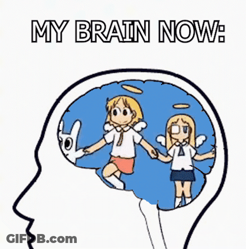 Boy And Girl Holding Hands In Brain With My Brain Now GIF