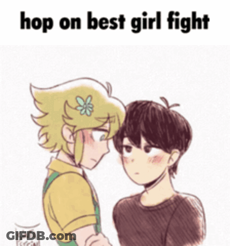 Boy And Girl Hop On Best Girl Fight GIF