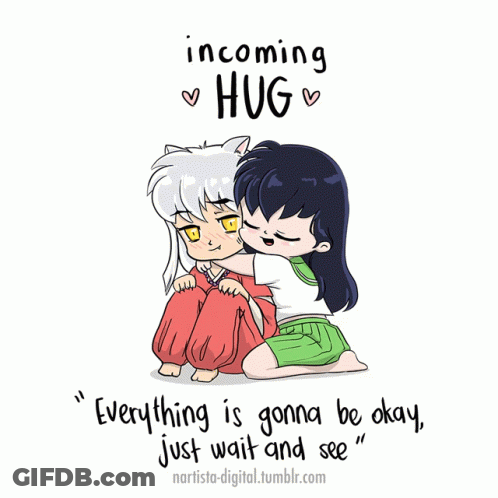 Boy And Girl Hugging Everything Is Gonna Be Okay Just Wait And See GIF