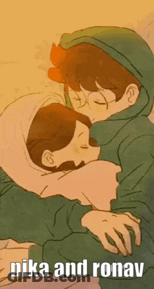 Boy And Girl Hugging Nika And Ronav GIF