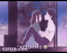 Boy And Girl Kissing GIF