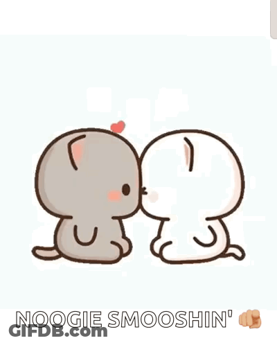 Boy And Girl Kissing On Bench GIF