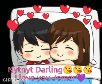 Boy And Girl Laying In Bed Nytnyt Darling I Love You Jomar GIF