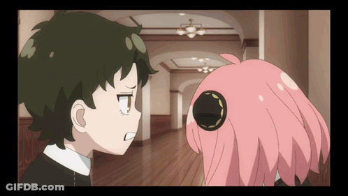 Boy And Girl Looking At Each Other GIF