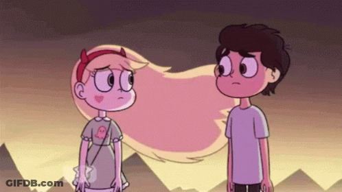 Boy And Girl Looking At Each Other GIF