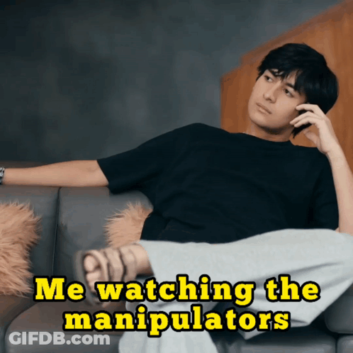 Boy And Girl Looking At Love Sign GIF