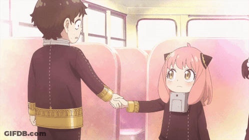 Boy And Girl Shake Hands GIF