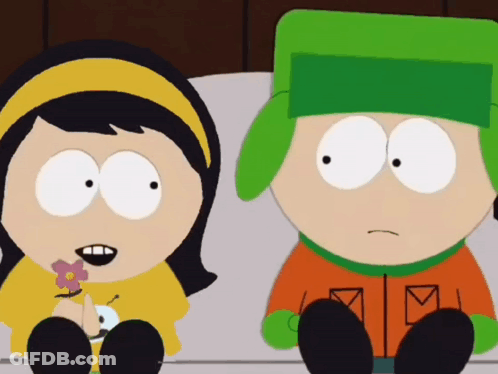 Boy And Girl Sitting Next To Each Other GIF
