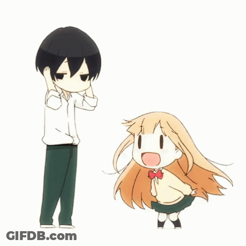 Boy And Girl Smiling Together GIF
