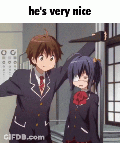Boy And Girl Standing Next To Each Other GIF
