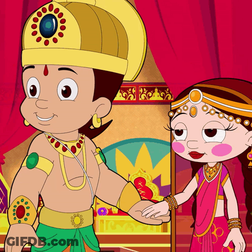 Boy And Girl Standing Next To Each Other GIF