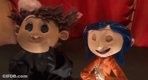 Boy And Girl Standing Next To Each Other Smiling GIF