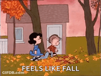 Boy And Girl Standing Next To House GIF