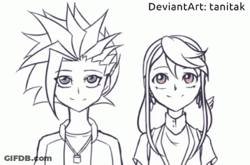 Boy And Girl With Deviantart GIF