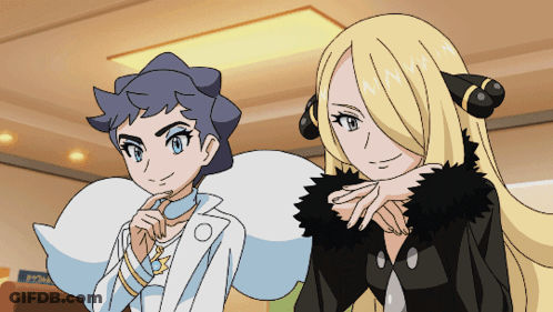 Boy And Girl With Win On Foreheads GIF