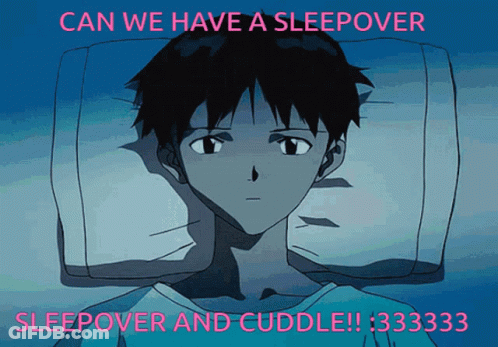 Boy Asking For Sleepover And Cuddle GIF