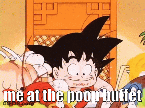 Boy At Poop Buffet GIF