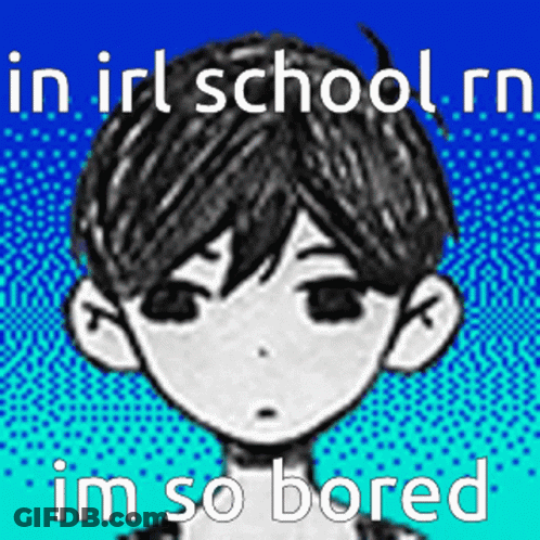 Boy Bored In School GIF