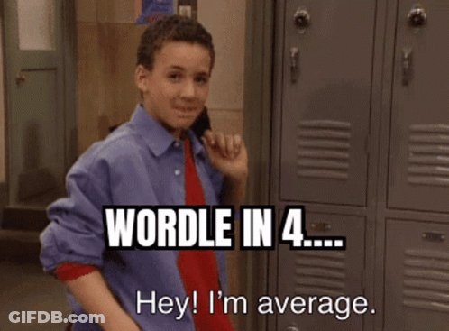 Boy By Locker Wordle In 4 Hey I'm Average GIF