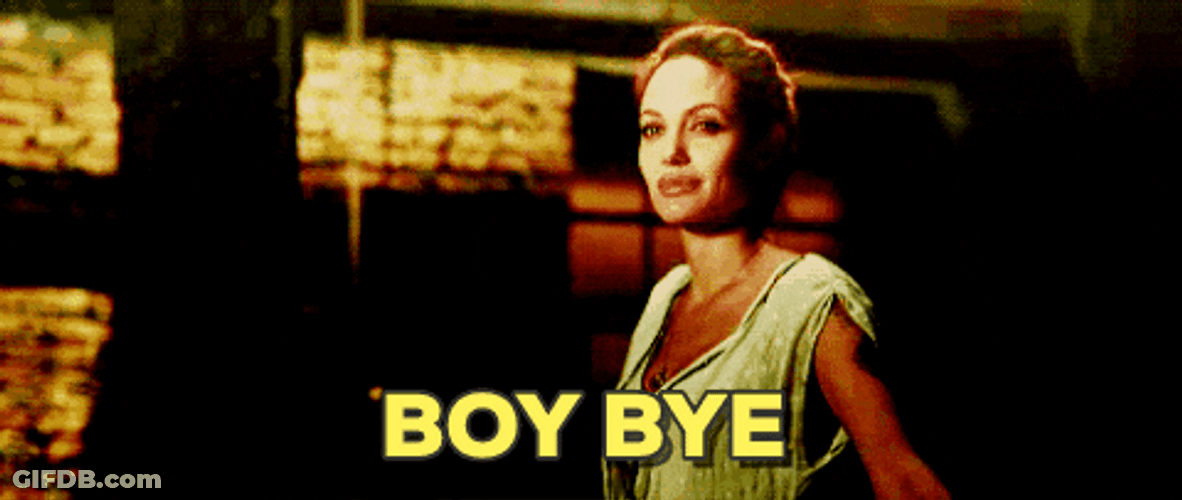 Boy Bye Angelina Jolie Waving GIF