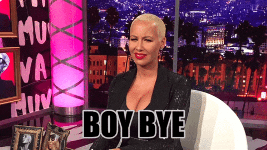 Boy Bye Annoyed Amber Rose GIF