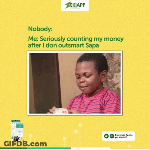 Boy Counting Money After I Don Outsmart Sapa GIF