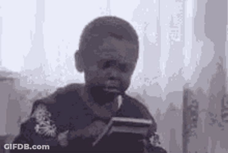 Boy Counting With Calculator GIF