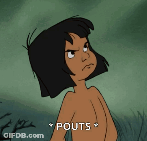 Boy Crossing Arms Pouts GIF