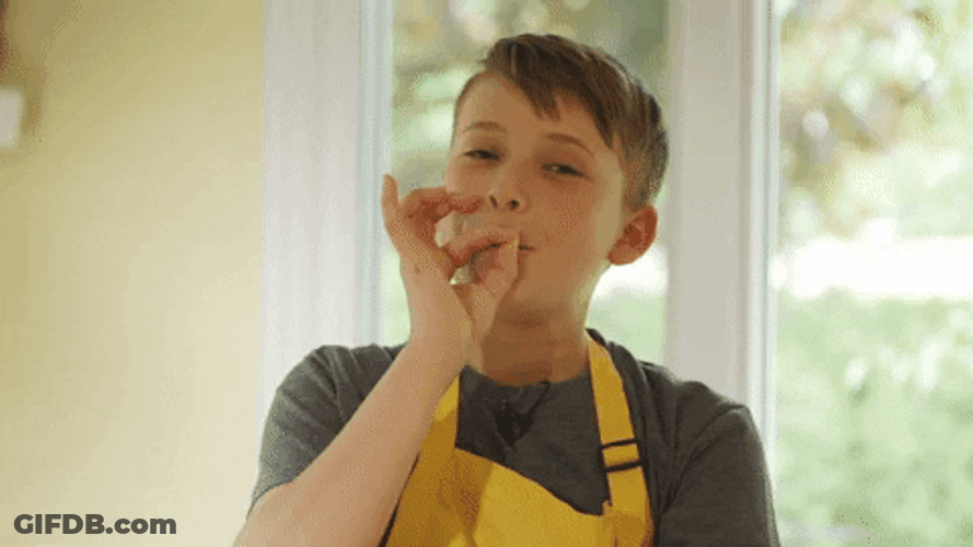 Boy Doing Chef's Kiss GIF