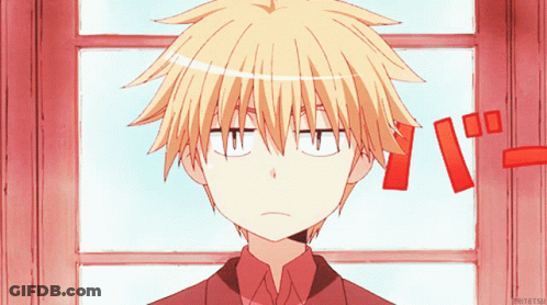 Boy Face Close Up With Writetsu GIF