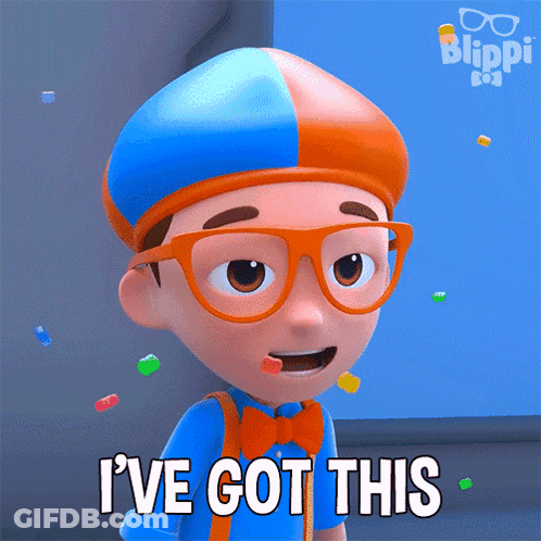 Boy From Blippi Says I Got This GIF