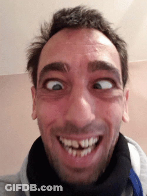 Boy Going Loco Crazy Face GIF