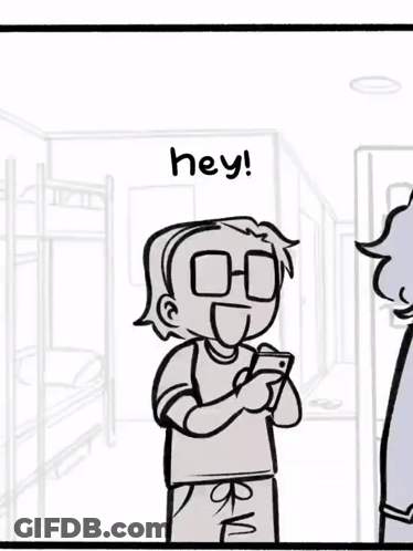 Boy Holding Cell Phone Saying Did You See Meme GIF