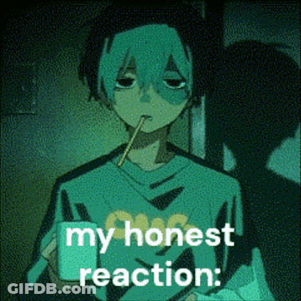Boy Holding Cup With Straw Saying My Honest Reaction GIF
