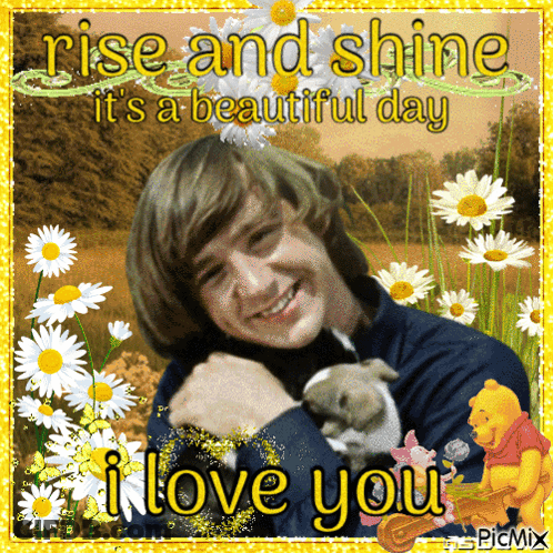 Boy Holding Puppy Rise And Shine GIF
