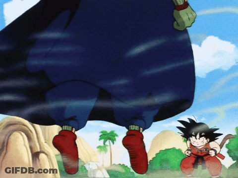 Boy Holding Sword Standing Next To Giant Man GIF