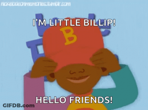 Boy In Baseball Cap With Letter B GIF