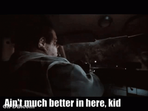 Boy In Beanie Says Ain't Much Better In Here Kid GIF