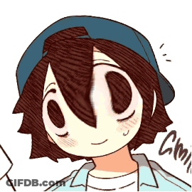 Boy In Blue Hat And Shirt GIF