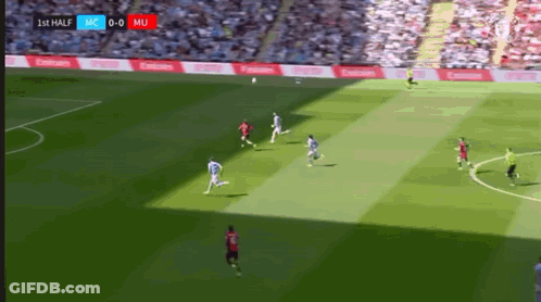 Boy In Blue Jacket Saying Manchester GIF