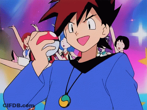 Boy In Blue Shirt Holding Red Ball GIF