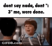Boy In Blue Shirt Talking To Friend GIF