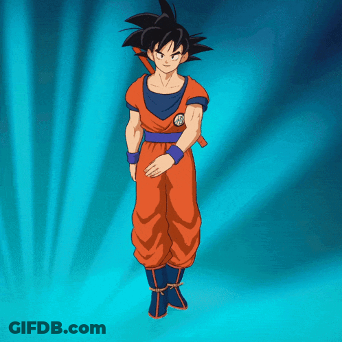 Boy In Dragon Ball Outfit GIF