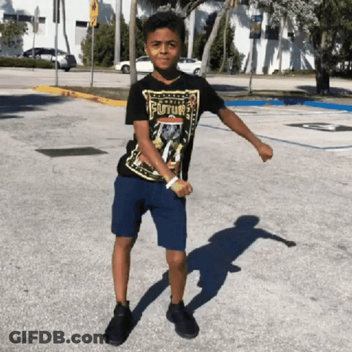 Boy In Future Shirt Dancing GIF