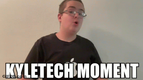 Boy In Glasses And Black Shirt Kyletech Moment GIF