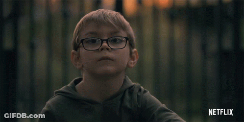 Boy In Glasses And Green Hoodie Netflix Ad GIF