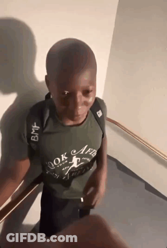 Boy In Green Shirt Saying Look Aed GIF